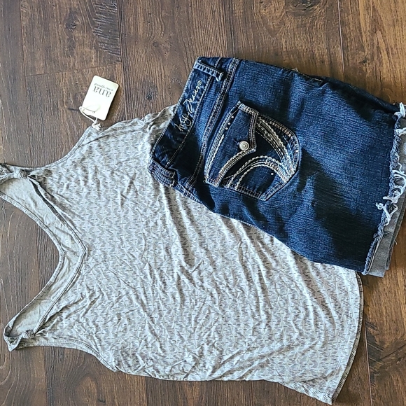 a.n.a - Knot Tie Tank Top - Picture 2 of 5